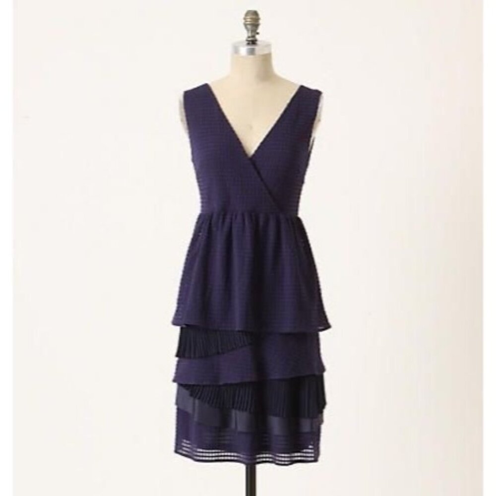 Ric Rac x Anthropologie Gingham Woven Eclectic Midi Dress Vintage Boho Feminine - Picture 3 of 16